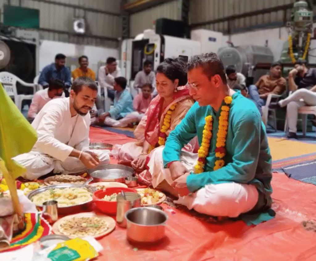 Celebrating Vishwakarma Jayanti and Satyanarayan Pooja at Maxwell